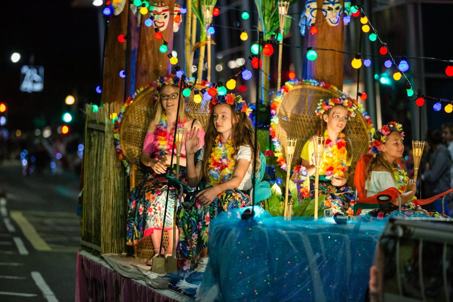 Carnival Queens' Floats - Newport Carnival - Isle of Wight