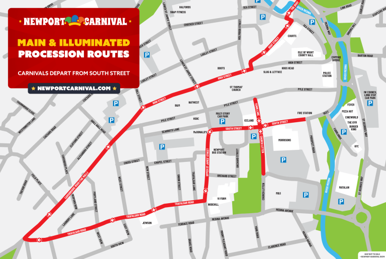Newport Carnival Route